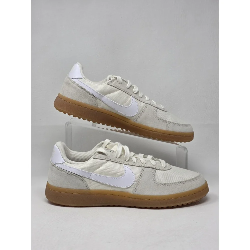 Nike Field General Low top Kids Shoes Ivory Black Youth Size 6.5Y IF0465-102 New